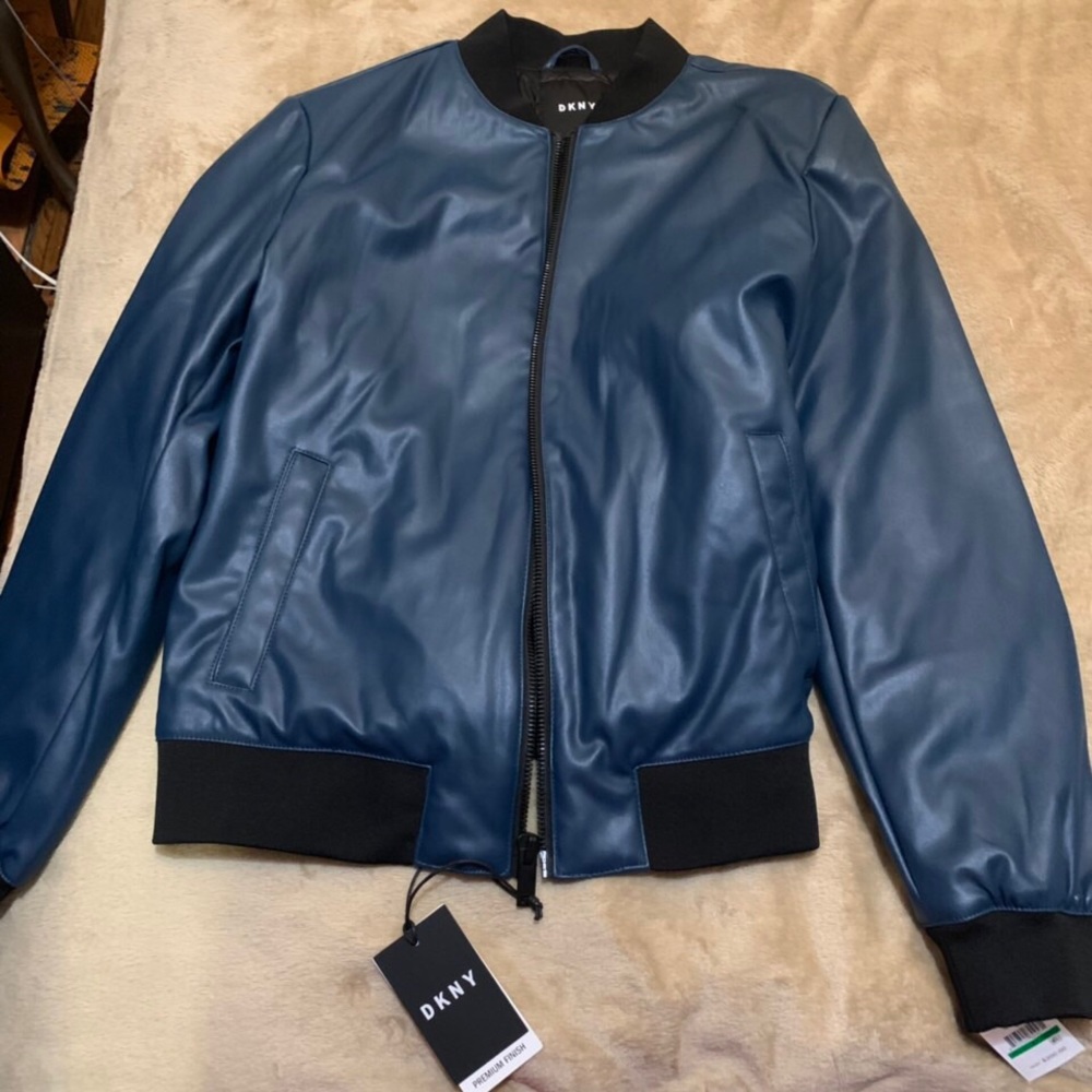 DkNY leather jacket